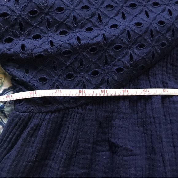 Blue Cotton Dress - Picture 4 of 5